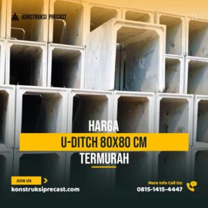 Produk U-Ditch 80x80